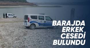 Barajda erkek cesedi bulundu