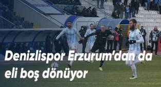 Denizlispor, Erzurum'da dağıldı