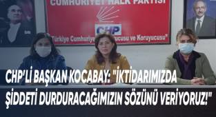 CHP İl Kadın Kolları Başkanı Kocabay'dan 5 Aralık Açıklaması