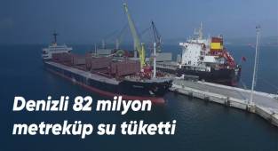 Denizli 82 milyon metreküp su tüketti