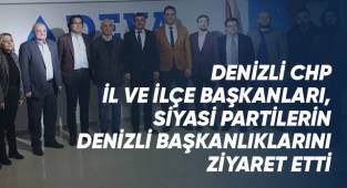 CHP Kurmaylarından Siyasi Partilere Ziyaret