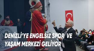 Denizli'ye engelsiz spor ve yaşam merkezi geliyor