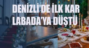 Denizli’ye ilk kar tanesi Labada’ya düştü