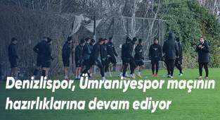 Denizlispor, Ümraniyespor maçının hazırlıklarına devam ediyor