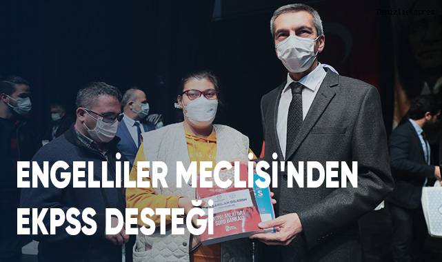 Engelliler Meclisi'nden EKPSS Desteği
