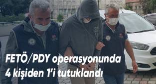 FETÖ/PDY operasyonunda 4 kişiden 1’i tutuklandı
