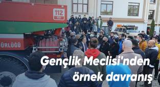 Gençlik Meclisi'nden örnek davranış