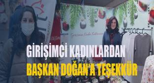 GİRİŞİMCİ KADINLARDAN BAŞKANDOĞAN’A TEŞEKKÜR