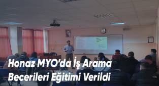 Honaz MYO’da İş Arama Becerileri Eğitimi Verildi