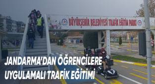 Jandarma’dan Öğrencilere Uygulamalı Trafik Eğitimi