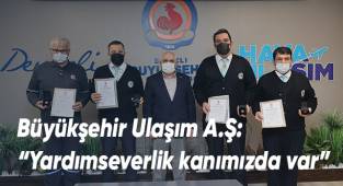 Kızılay’dan duyarlı personele madalya