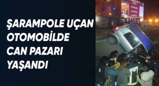 Kontrolden çıkan otomobil takla atıp şarampole düştü: 2 yaralı