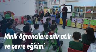 Minik öğrencilere sıfır atık ve çevre eğitimi