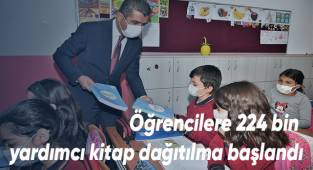 Öğrencilere 224 bin yardımcı kitap dağıtılma başlandı