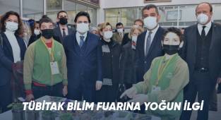 Özel öğrencilerin TÜBİTAK Bilim Fuarı, ziyaretçilerden büyük beğeni topladı