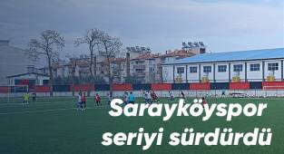 Sarayköyspor seriyi sürdürdü