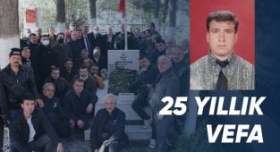 Şehide çeyrek asırlık vefa