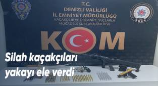 Silah kaçakçıları yakayı ele verdi