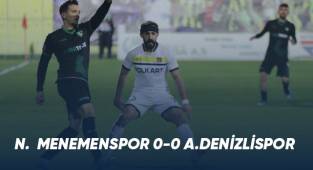 Spor Toto 1. Lig: Menemenspor: 0 - Denizlispor: 0