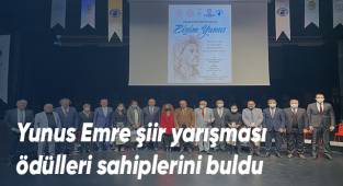 Yunus Emre şiir yarışması ödülleri sahiplerini buldu