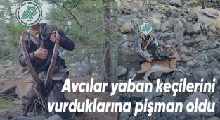 4 yaban keçisi vuran 6 kişiye para cezası kesildi