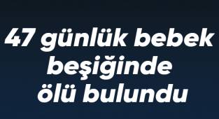 47 günlük bebek beşiğinde ölü bulundu