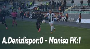 Ege Derbisini kazanan Manisa FK oldu