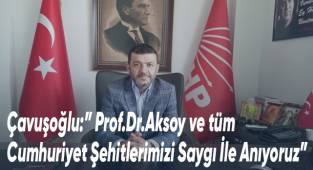 Başkan Çavuşoğlu, Prof.Dr.Muammer Aksoy'u Andı