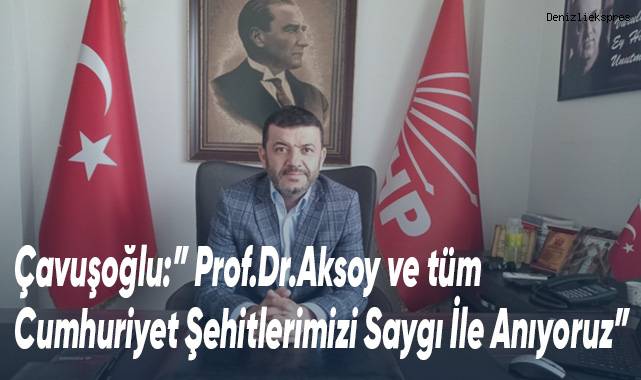 Başkan Çavuşoğlu, Prof.Dr.Muammer Aksoy'u Andı