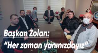 Başkan Zolan'dan Gazeteciler Cemiyeti’ne ziyaret