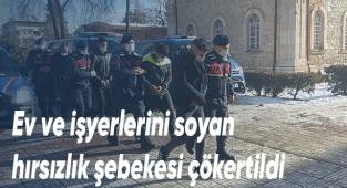 Denizli'de hırsızlık şebekesine yönelik operasyonda 6 şüpheli yakalandı