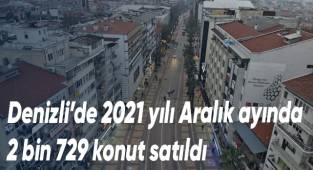 Denizli’de konut satışlarında yüzde 131,5 yükseldi