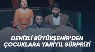 Denizli'de miniklere yarıyıl tatiline özel tiyatro şenliği