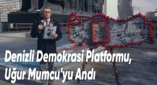 Denizli Demokrasi Platformu, Mumcu'yu Andı