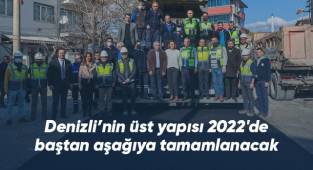 Denizli’nin üst yapısı 2022'de baştan aşağıya tamamlanacak