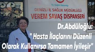 Dr.Abdüloğlu verem hastalığına dikkat çekti