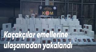 Kaçakçılar emellerine ulaşamadan yakalandı