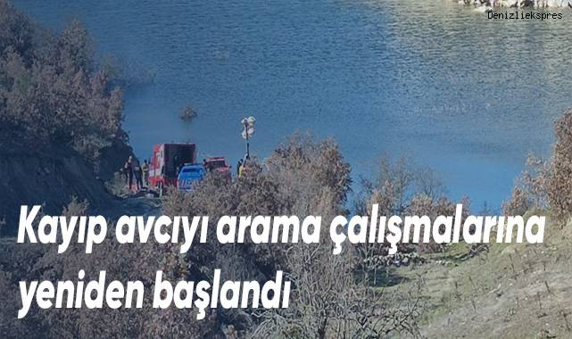 Kayıp avcıyı arama çalışmalarına yeniden başlandı