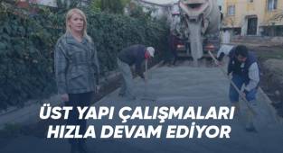 Merkezefendi’de üst yapı çalışmaları devam ediyor