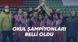 Okul Sporları Basketbol müsabakalarında şampiyonlar belli oldu
