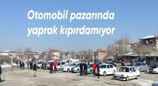 Otomobil pazarında yaprak kıpırdamıyor