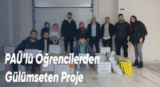 PAÜ'lü Öğrencilerden Gülümseten Proje