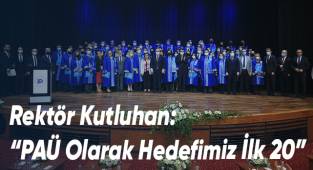 PAÜ’nün yeni profesörleri belge ve ödüllerini törenle aldı