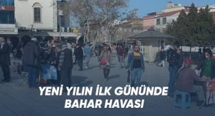 Yılın ilk gününde Bahar havası