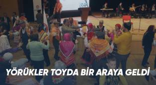 Yörükler toyda bir araya geldi