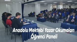 Anadolu Mektebi Yazar Okumaları Öğrenci Paneli