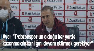 Avcı, maç sonucunu değerlendirdi