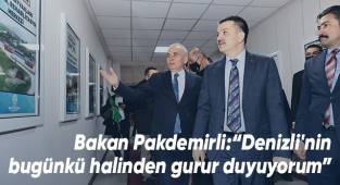 Bakan Pakdemirli Denizli’yi Ege’ye örnek gösterdi