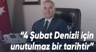 Başkan Zolan'dan Atatürk'ün Denizli'ye gelişinin 91.yılı mesajı