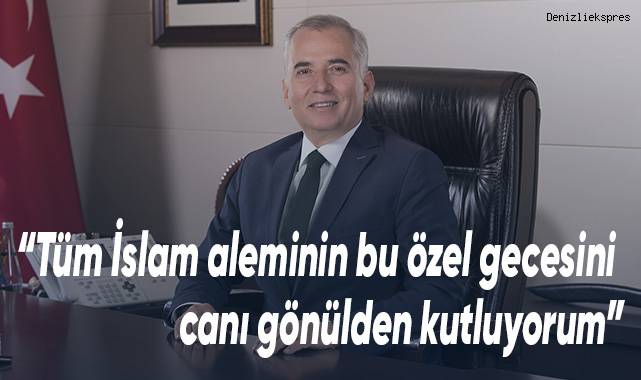 Başkan Zolan’dan Regaip Kandili Mesajı